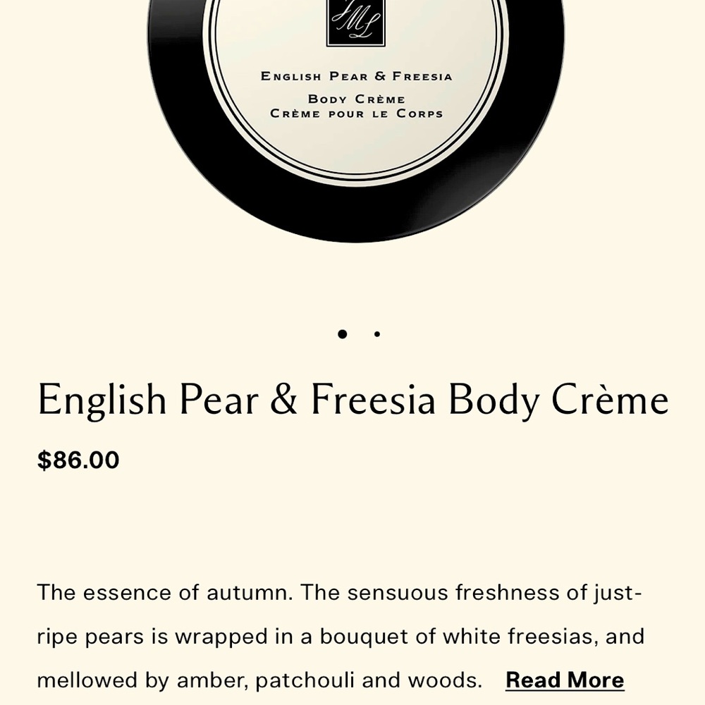 Jo Malone Body Cream